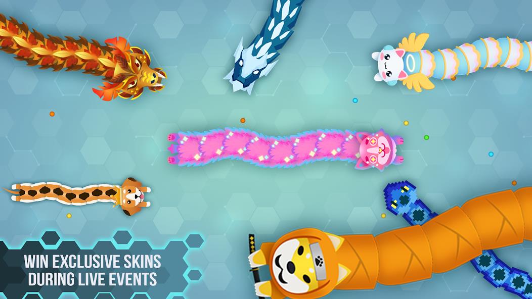 Snake.io - Fun Snake .io Games Mod Schermafbeelding 3