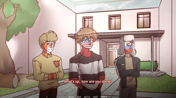 Countryhumans - Dating Sim v0.13 ภาพหน้าจอ 1