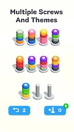 Nuts & Bolts, Color Screw Sort স্ক্রিনশট 3