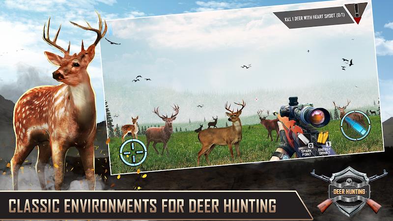 Deer Hunting Simulator Games Captura de pantalla 3