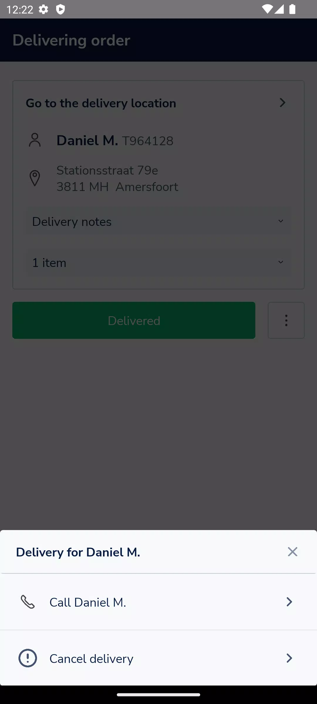 Deliverect for Couriers Screenshot 1