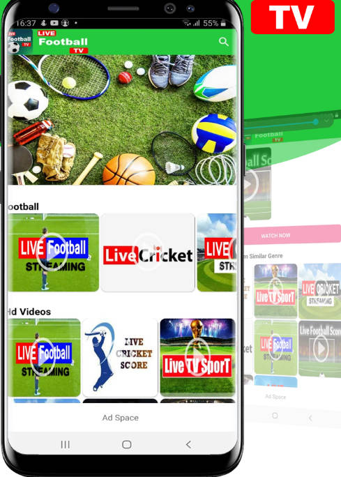 Live Football HD TV Schermafbeelding 1