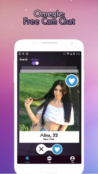 Omegle: Free Cam Chat Tangkapan skrin 1
