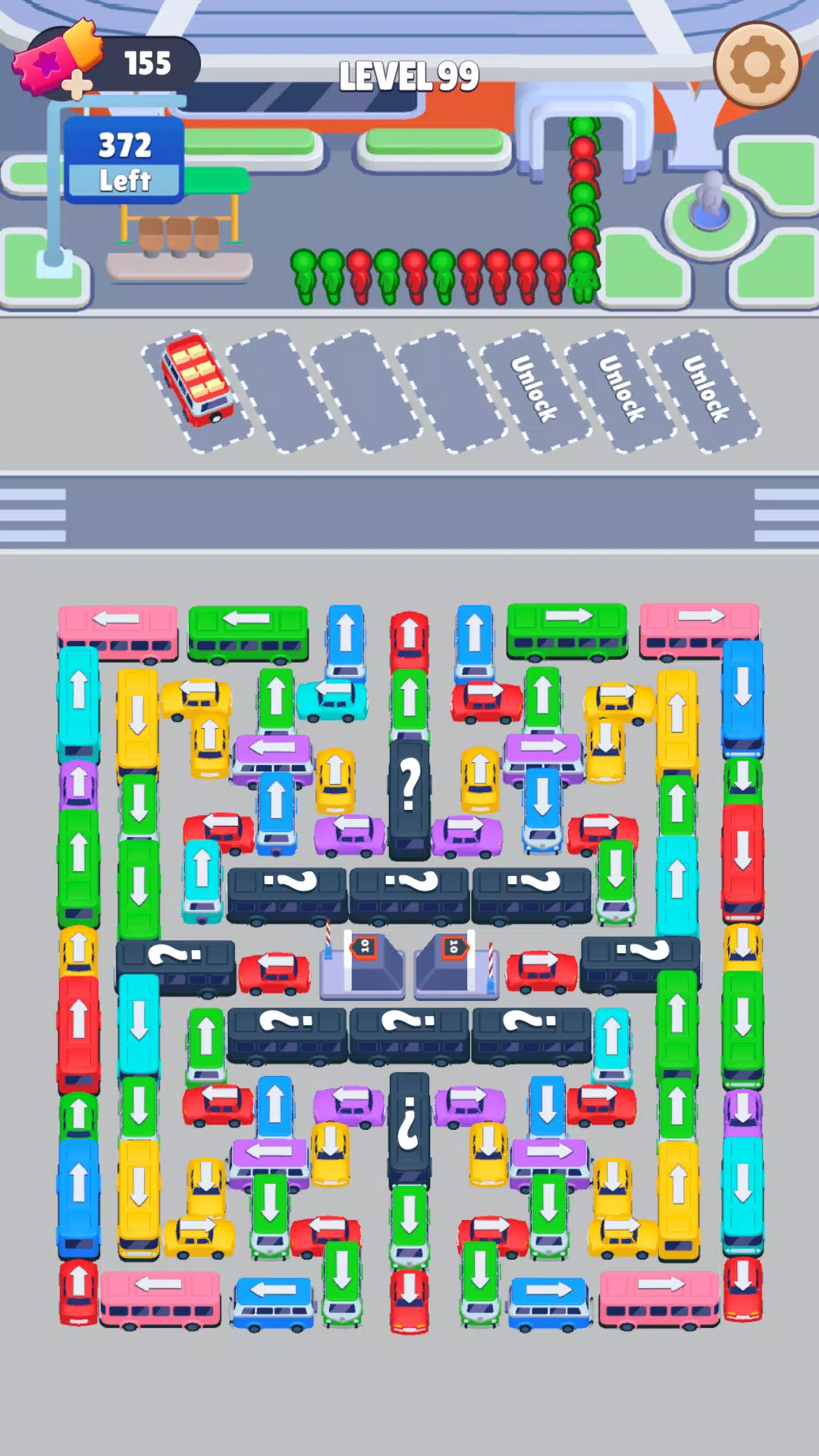 Bus Sort: Car Parking Jam Tangkapan skrin 3