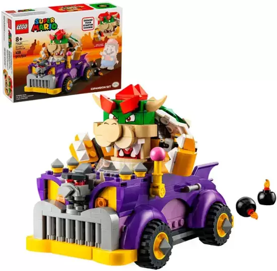 Ensemble d'expansion de la voiture musculaire de LEGO Super Mario Bowser