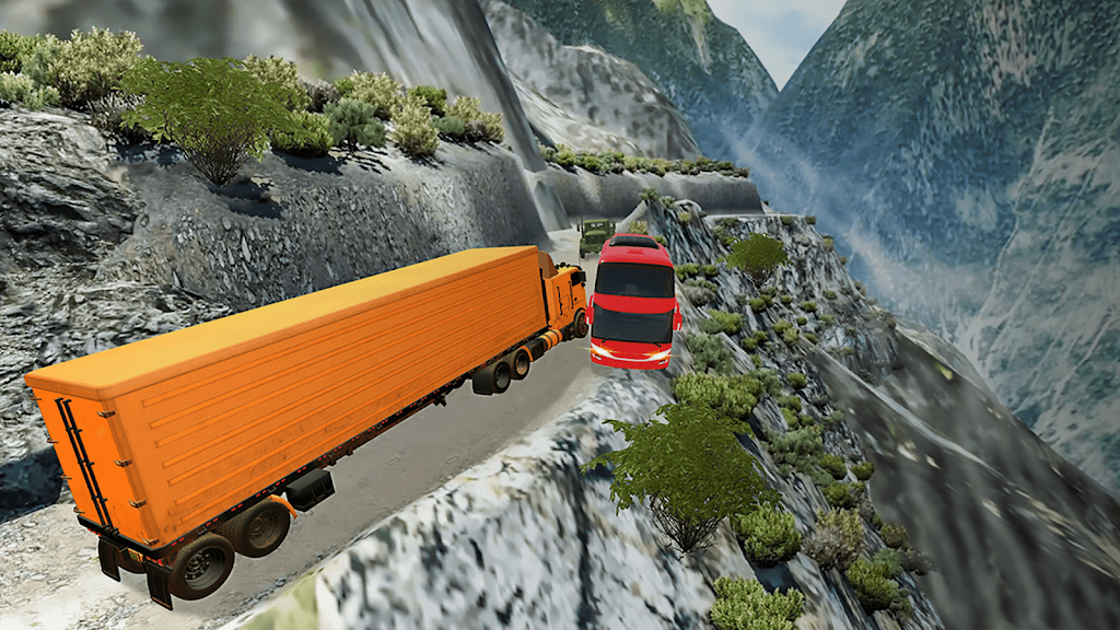 Risky Roads Bus Driver Offroad Zrzut ekranu 4