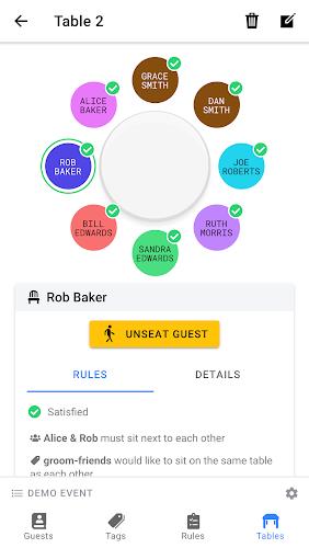 Schermata Table Tailor: Seating Planner 3