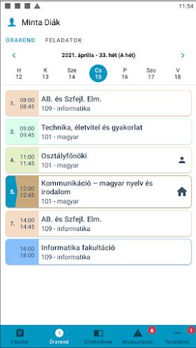 KRÉTA Tanulóknak Ekran Görüntüsü 2