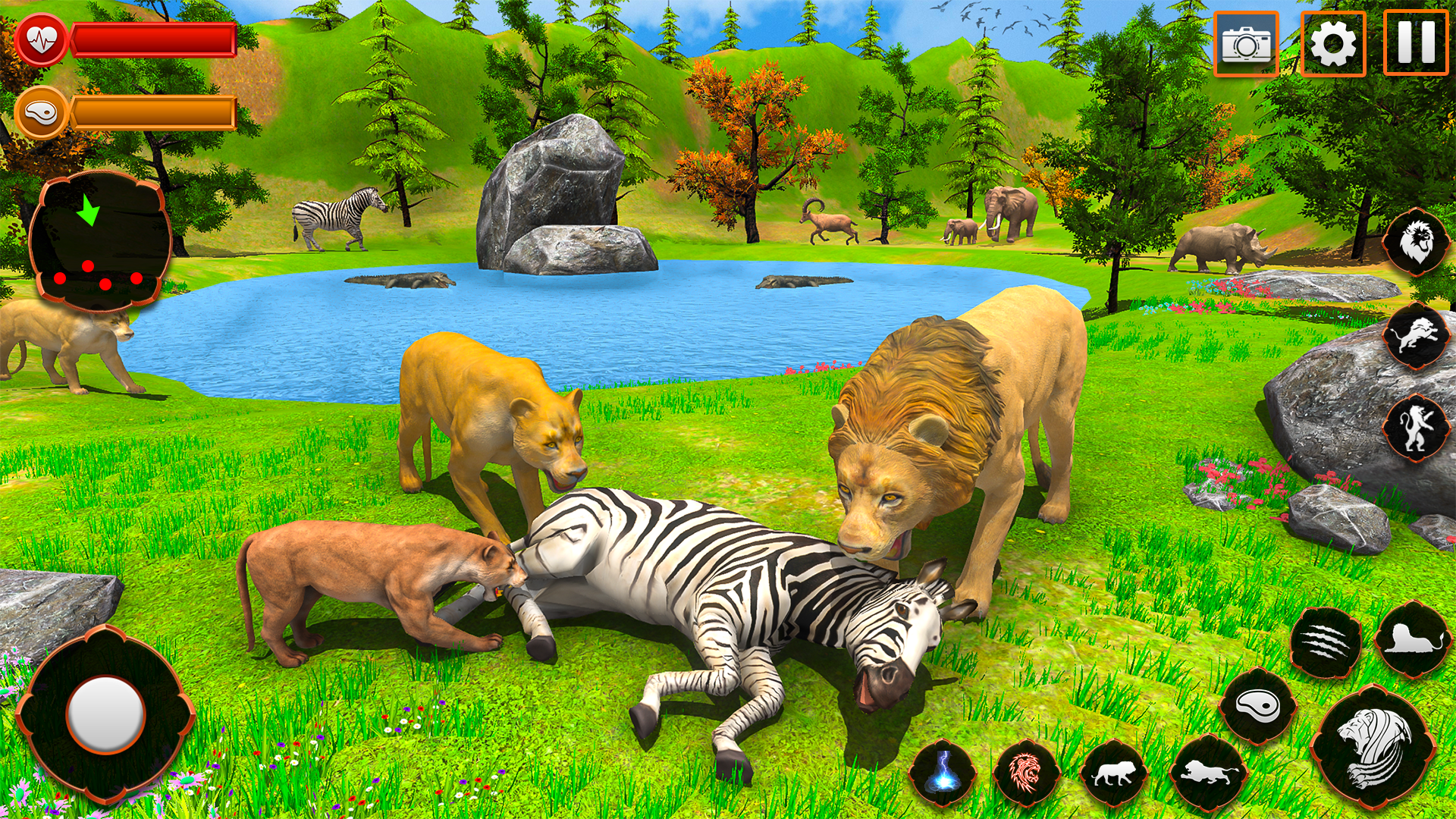 Wild Lion Simulator Games应用截图第1张