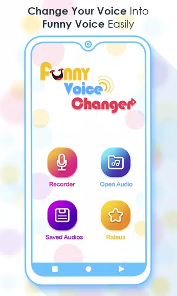 Voice Changer - Funny Recorder スクリーンショット 1