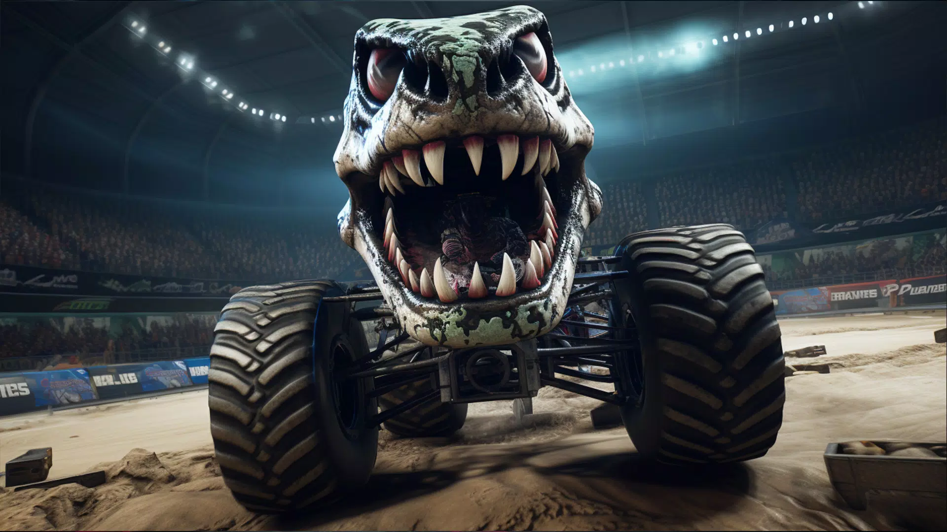 Crazy Monster Truck Games ภาพหน้าจอ 4