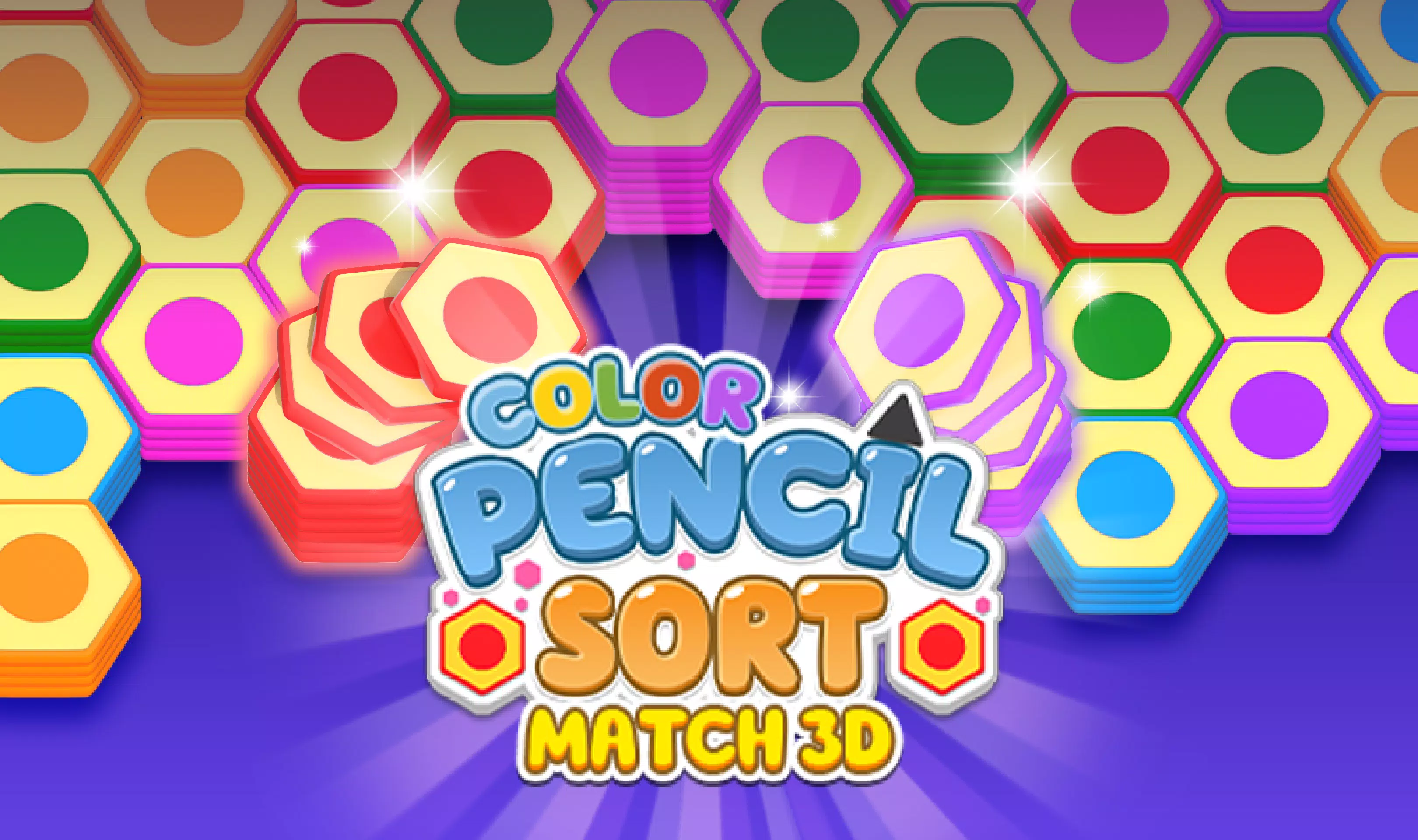 Color Pencil Sort - Match 3D Captura de pantalla 1