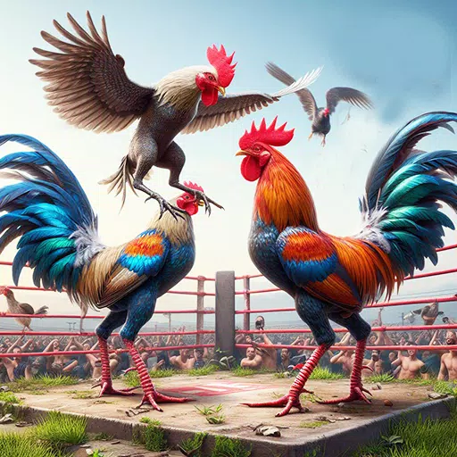 Street Rooster Fight Kung Fu