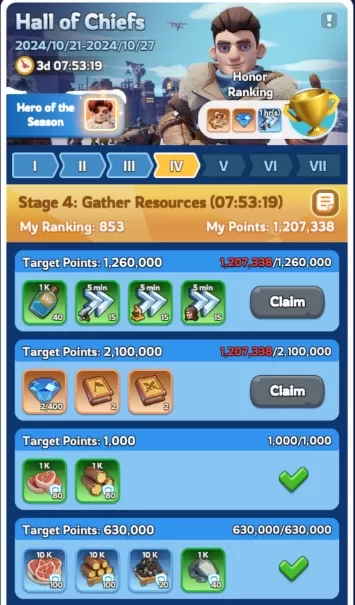 Whiteout Survival Hall of Chiefs Event Breakdown