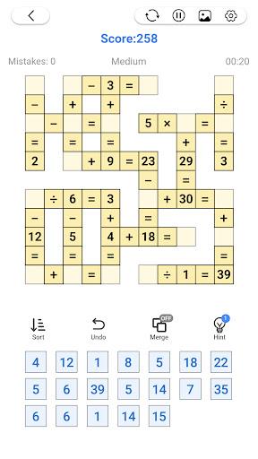 Math Number: Cross Math Puzzle ภาพหน้าจอ 4