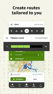 komoot - hike, bike & run Screenshot 2