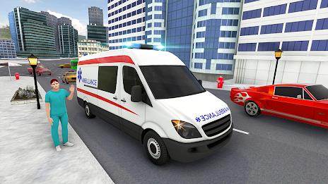 Ambulance Simulator Car Driver স্ক্রিনশট 3