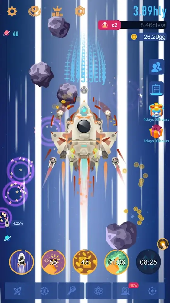 Space Colonizers Idle Clicker Capture d'écran 4