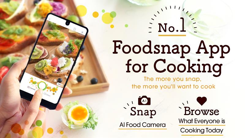 Snapdish Food Camera & Recipes Captura de pantalla 1