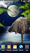 Tropical Night Live Wallpaper স্ক্রিনশট 2