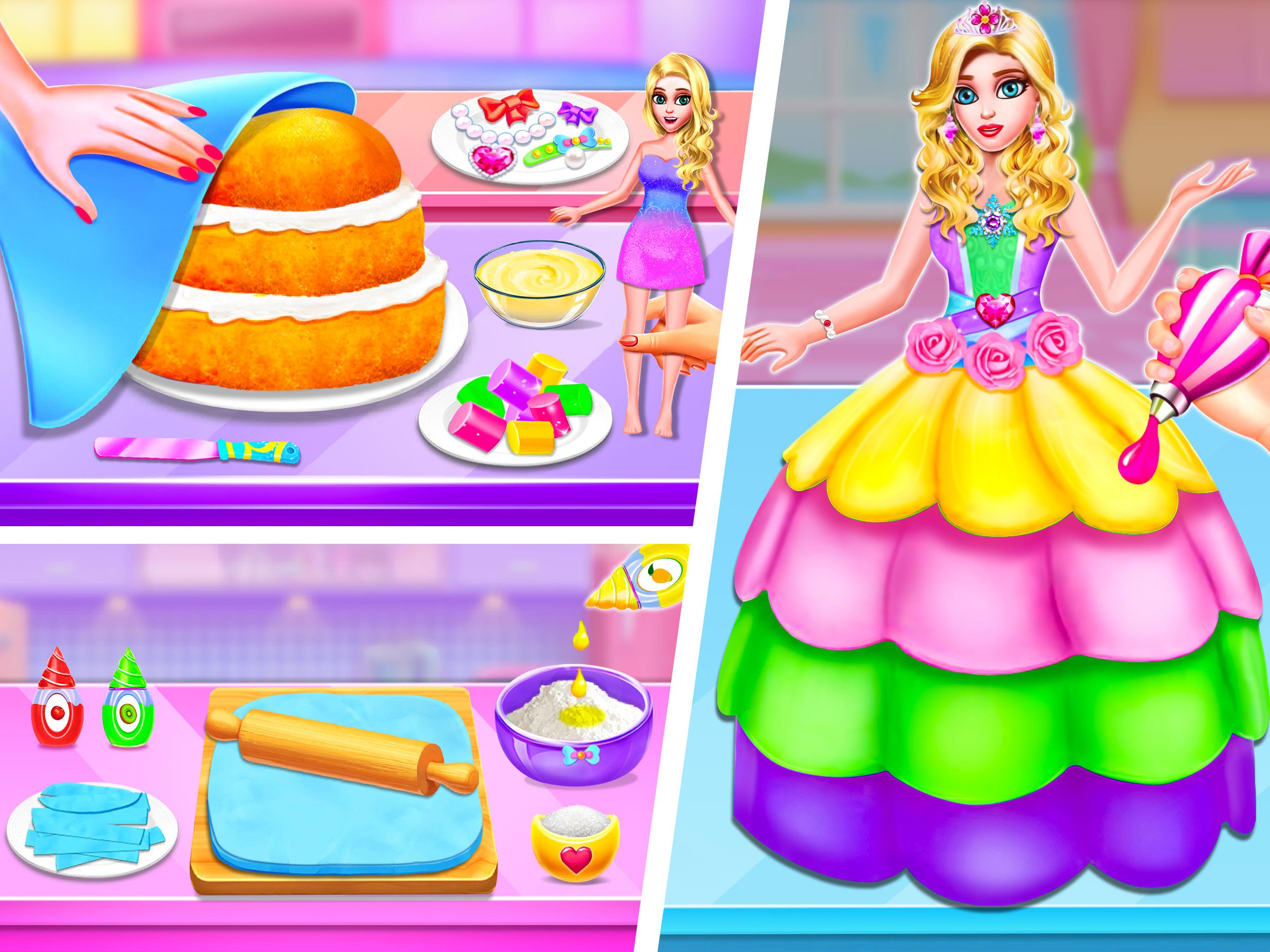 Doll House Cake Maker Game স্ক্রিনশট 1