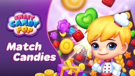 Sweet Candy POP: Match 3 Zrzut ekranu 2