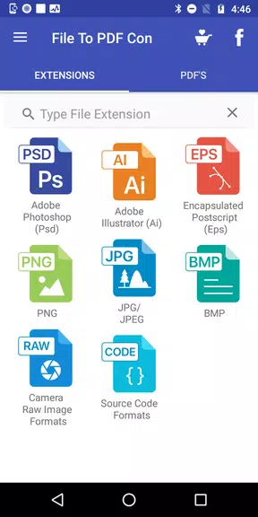 File to PDF Converter(AI, PSD) Captura de tela 1