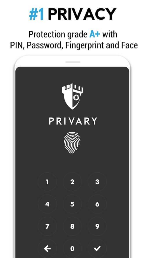 개인 사진, 파일, 및 비디오 숨기기: PRIVARY 스크린샷 2