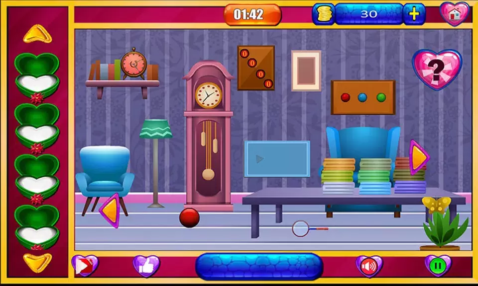 100 Doors Escape - Girl Room Tangkapan skrin 3