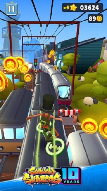 Subway Surfers ဖန်သားပြင်ဓာတ်ပုံ 3