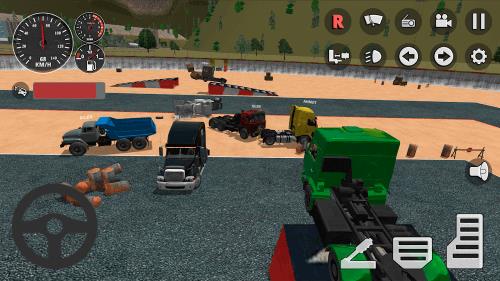 Hard Truck Driver Simulator 3D Tangkapan skrin 3