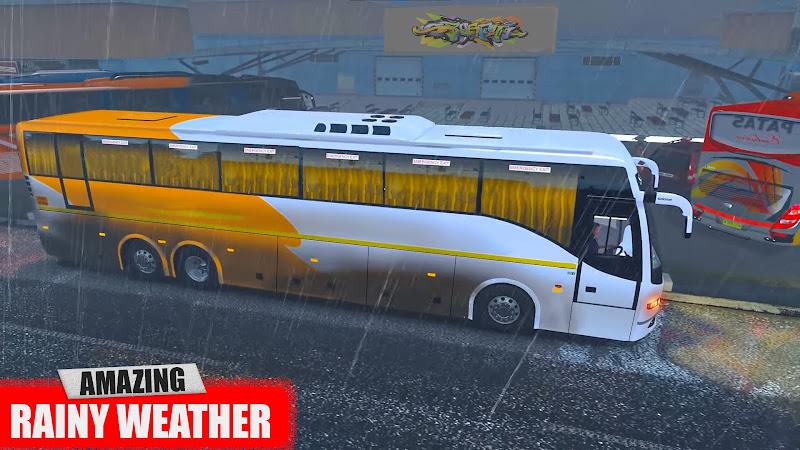 Euro Coach Bus Driving Games Capture d'écran 4