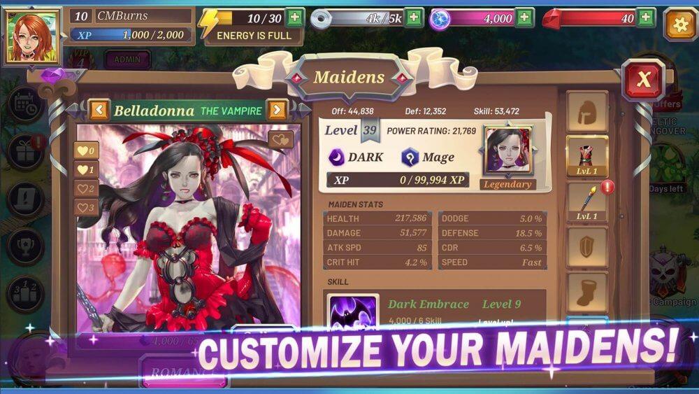 Crystal Maidens Tangkapan skrin 1