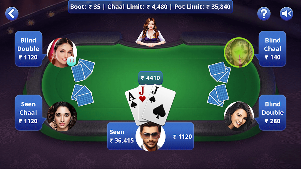 Teen Patti Offline Captura de pantalla 3