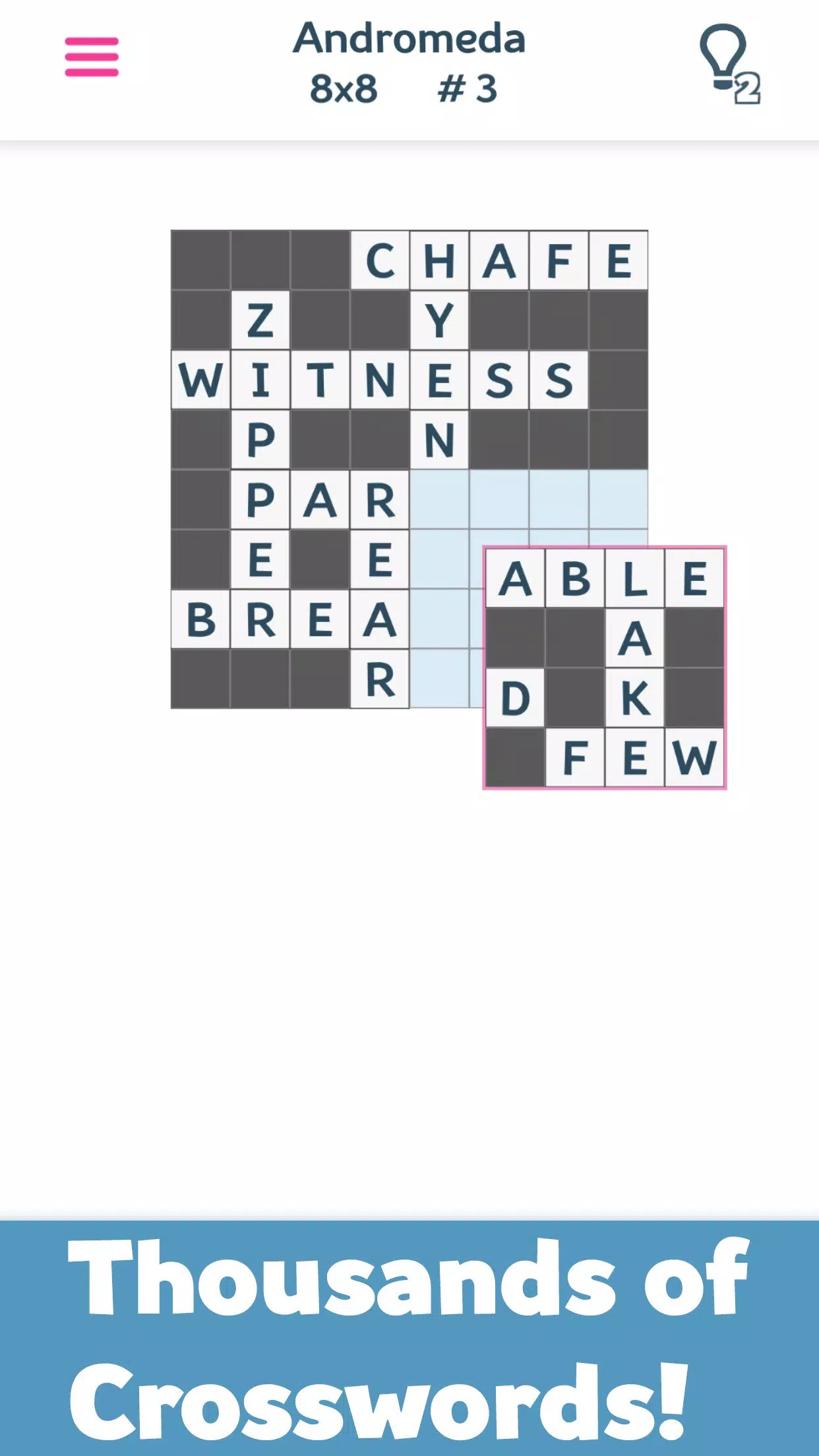 Crosswords(Fill-Ins+Chainword)應用截圖第3張