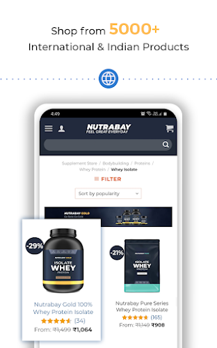 Nutrabay: Supplements Store Capture d'écran 2