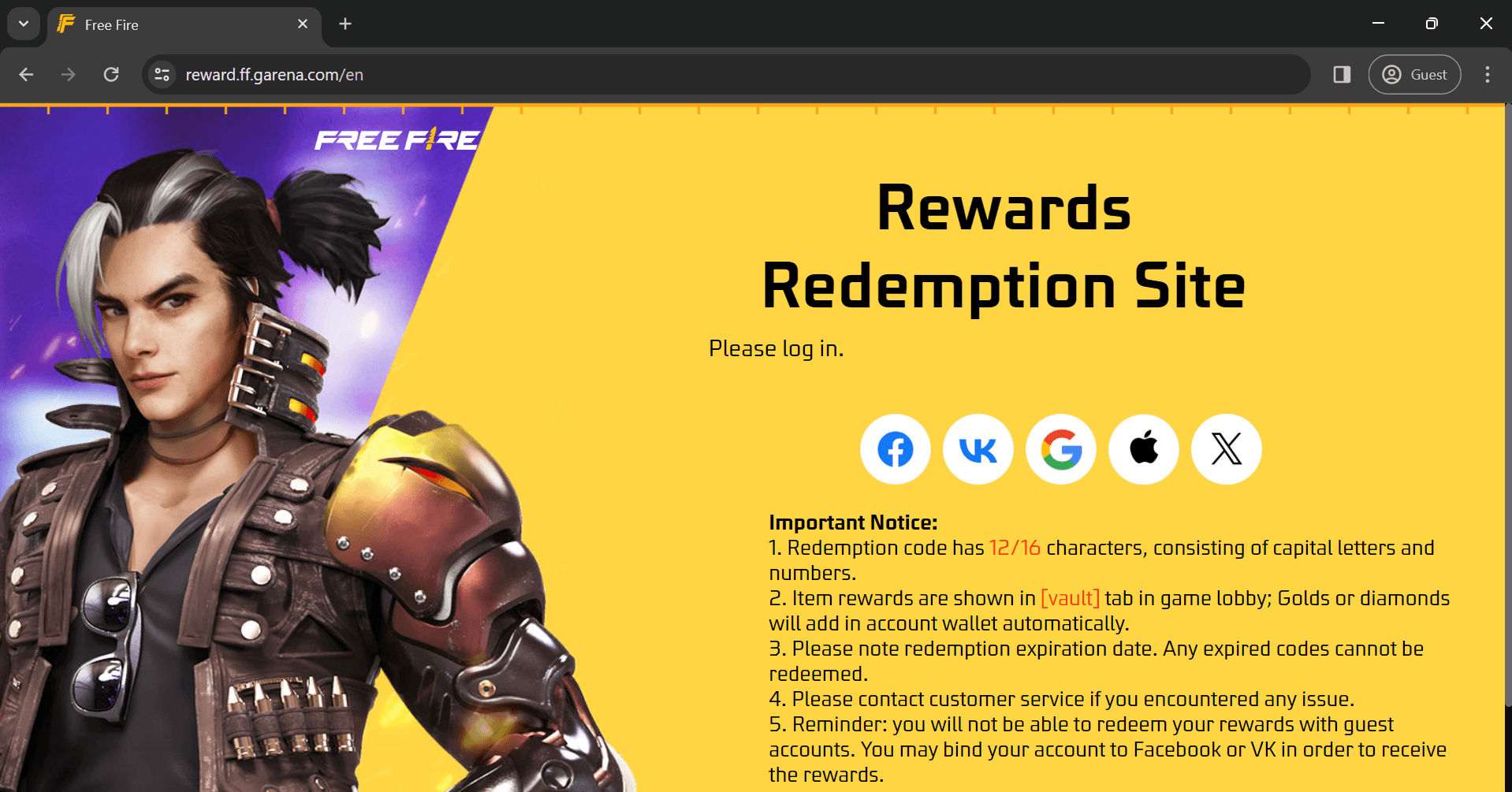 Free Fire Redeem ကုဒ်များကိုဒီဇင်ဘာ 2025 အတွက်ထုတ်ဖော်ပြောဆိုခဲ့သည်