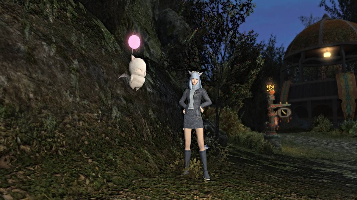 Itinerant Moogle NPC in Final Fantasy XIV