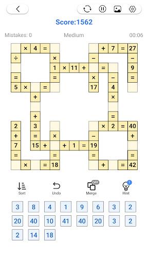 Math Number: Cross Math Puzzle Screenshot 3