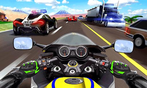 Moto Bike Highway Traffic Race Zrzut ekranu 3