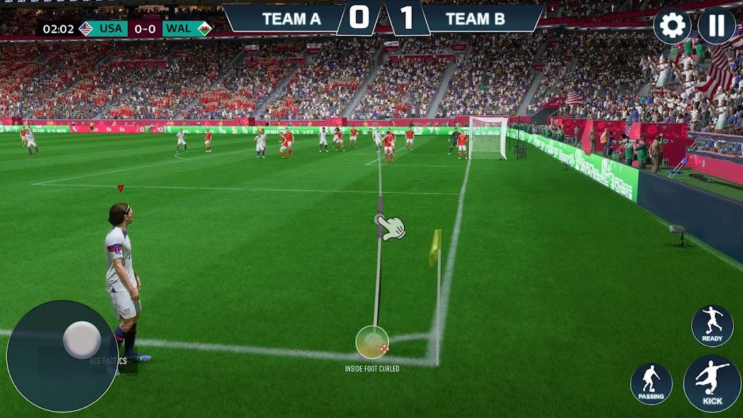 Real League Soccer Offline Mod Capture d'écran 2