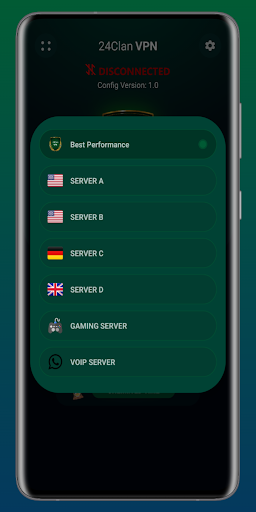 24clan VPN Lite SSH Gaming VPN ဖန်သားပြင်ဓာတ်ပုံ 3