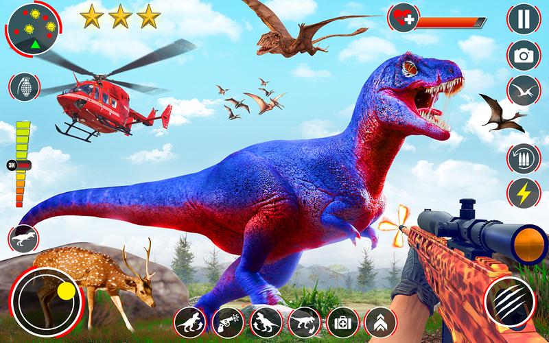 Dino Hunter 3D Hunting Games Schermafbeelding 1