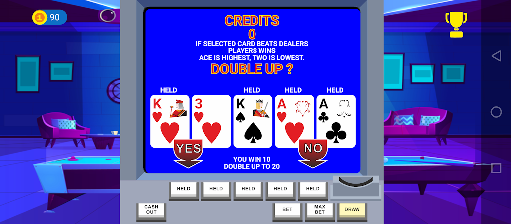 Video Poker Big Bet Capture d'écran 2