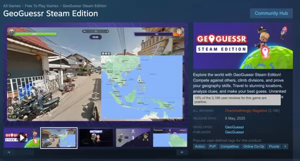 GeoGuessr Addresses Criticism Over Steam Edition’s Low Ratings