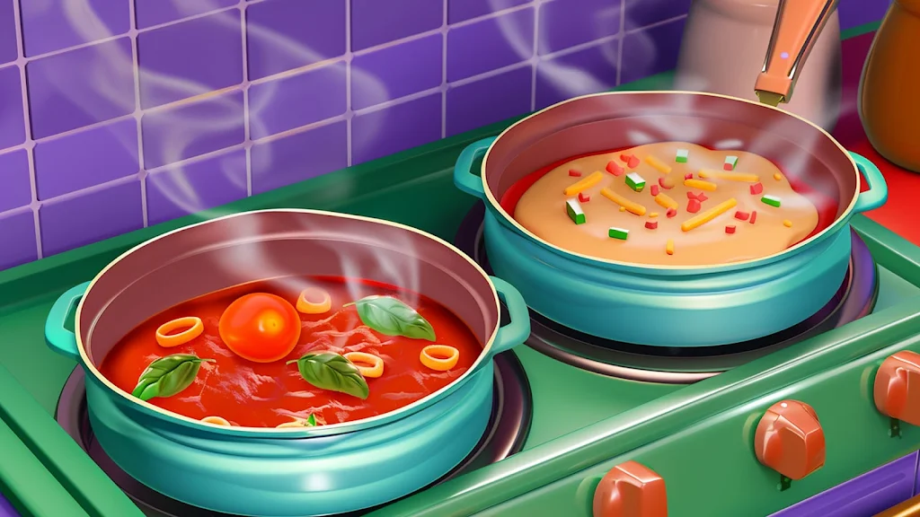 Pizza Maker Cooking Girls Game Ảnh chụp màn hình 4