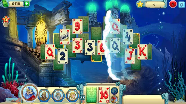 Solitaire Atlantis স্ক্রিনশট 2