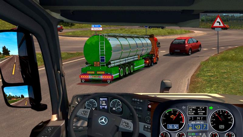 Truck Sim :Modern Tanker Truck Screenshot 2