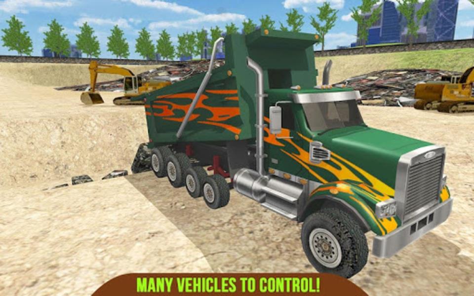 Garbage Truck Recycling SIM Screenshot 1