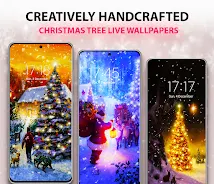 Christmas Tree Live Wallpaper Schermafbeelding 2